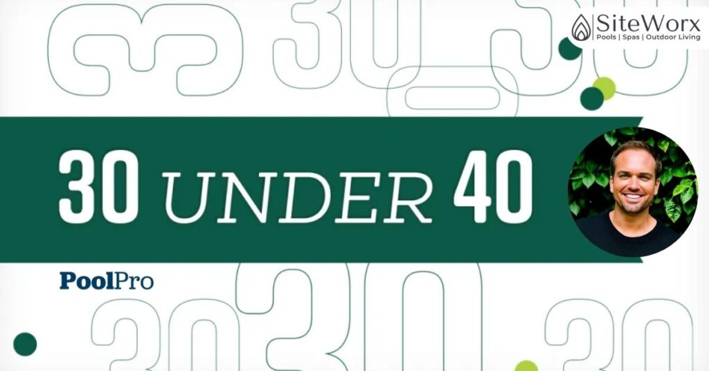 Pool Pro Magazine 30 under 40 award 2024